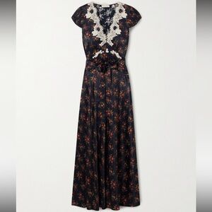 Doen Silk Floral Coraline Dress
